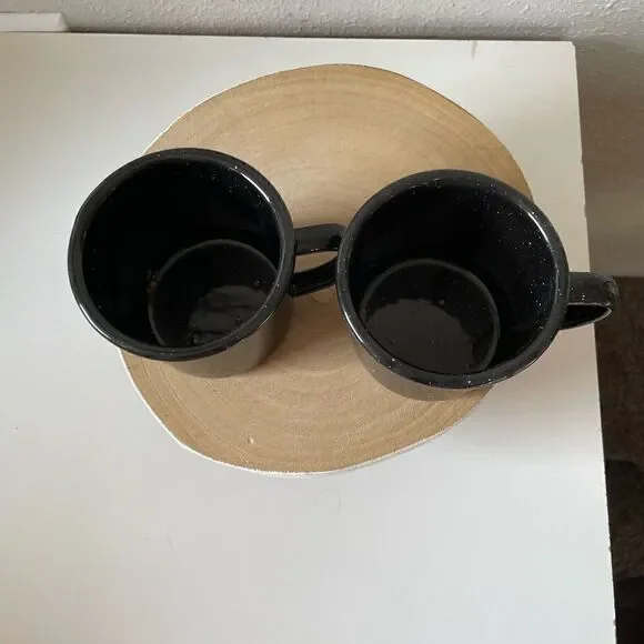 NWOT Two Camping Cup Metal Enamel Aluminum Coffee lightweight camping Cups - Picture 2 of 4